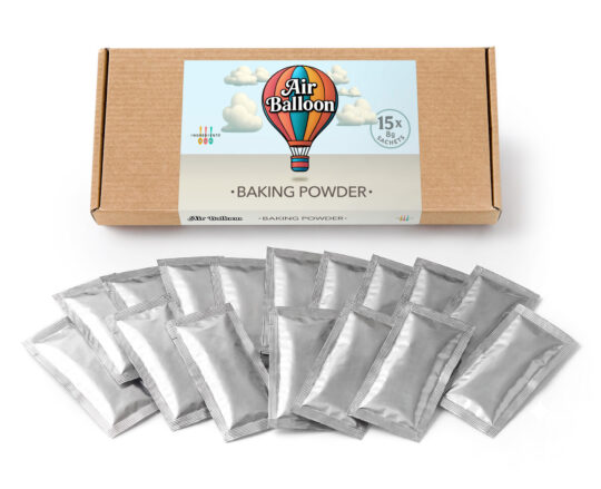 Air Balloon Baking Powder Sachets