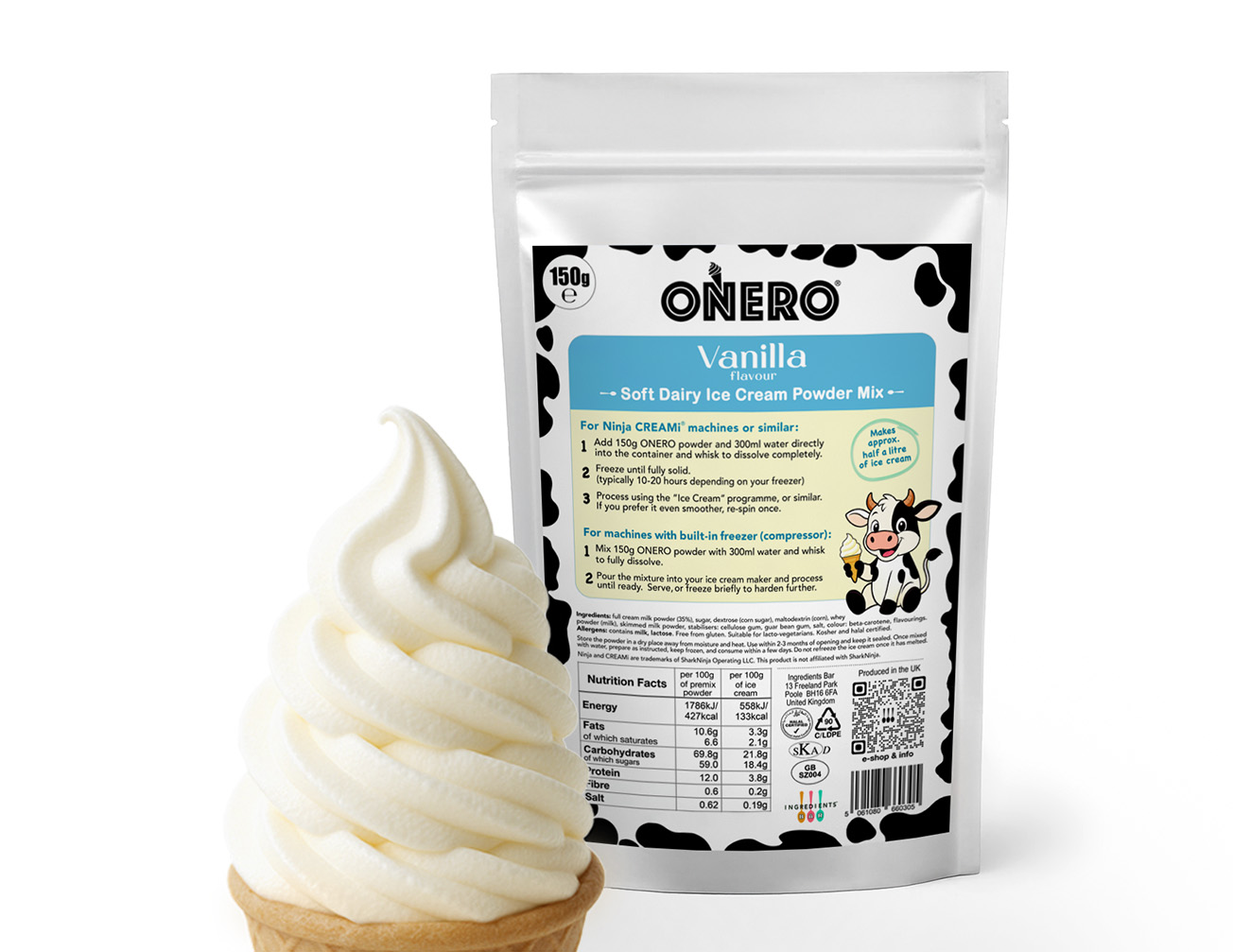 0445 Onero Vanilla 150g ONERO Mix - Home Edition 150g